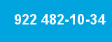 922 482-10-34 922 482-10-34
